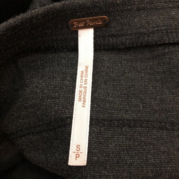 Free People Velvet Damask Stretch Mini Skirt S High Waist Lace Details Black - Picture 4 of 5